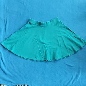 Teal circle skirt
